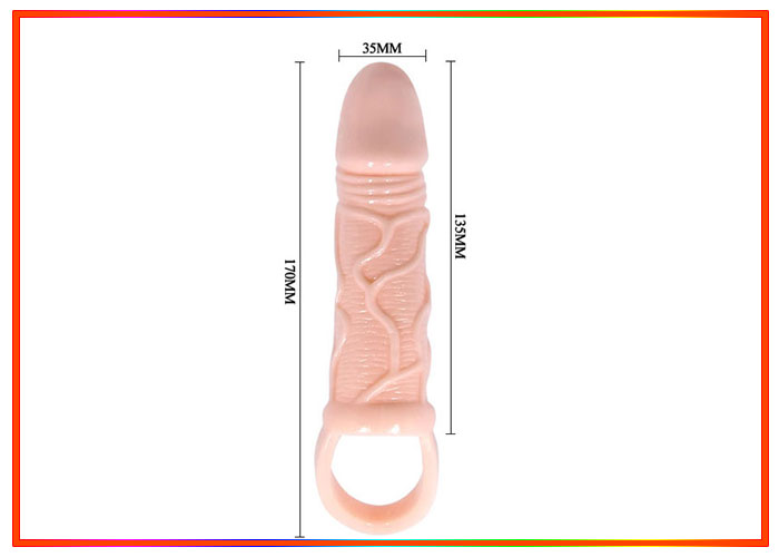 Bao cao su đôn dên quai đeo silicon y tế tăng kích thước nhanh