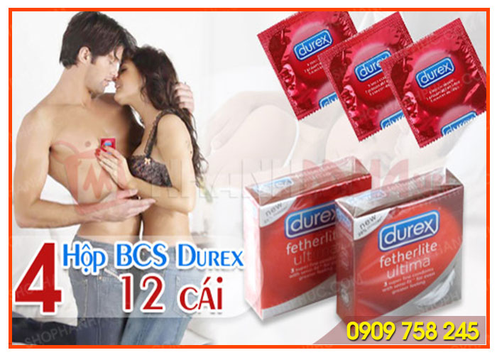 Bao cao su Durex siêu mỏng giúp tình yêu thăng hoa an toàn