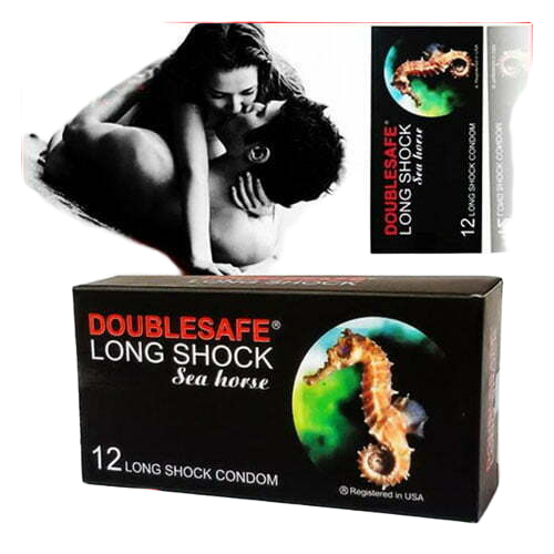  Đại lý Bao cao su Double Safe Longshock kéo dài thời gian cực lâu - SHP606  hàng mới về 