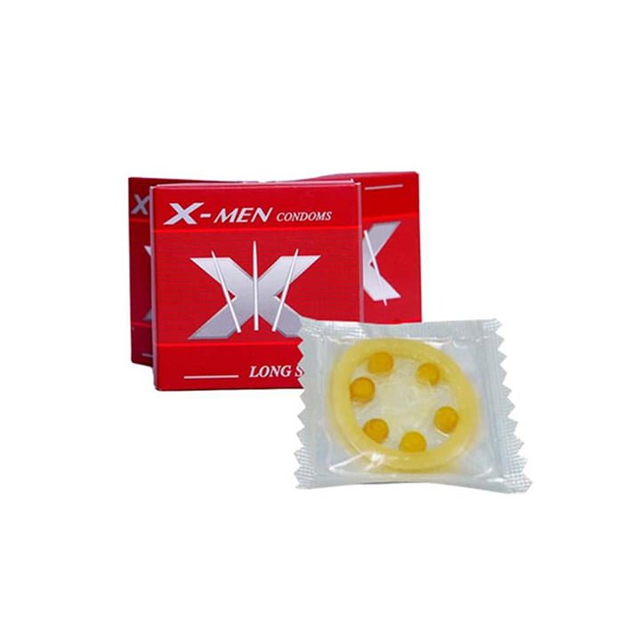 X-men 6 Beaded Condoms Delay Pleasure Safe Comfort