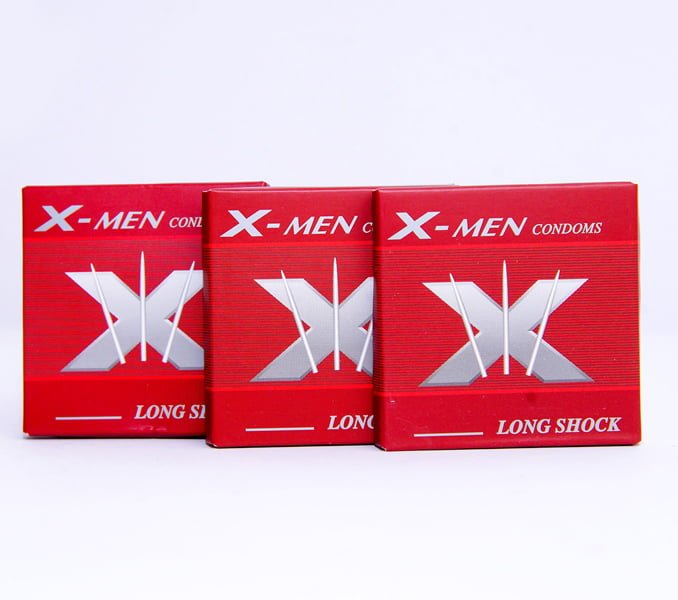 X-men 6 Beaded Condoms Delay Pleasure Safe Comfort