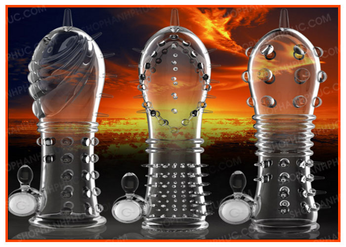 SHP565 Premium Extender Condom Enlarge And Prolong Size