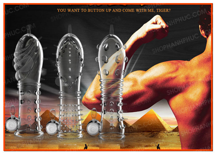 SHP565 Premium Extender Condom Enlarge And Prolong Size