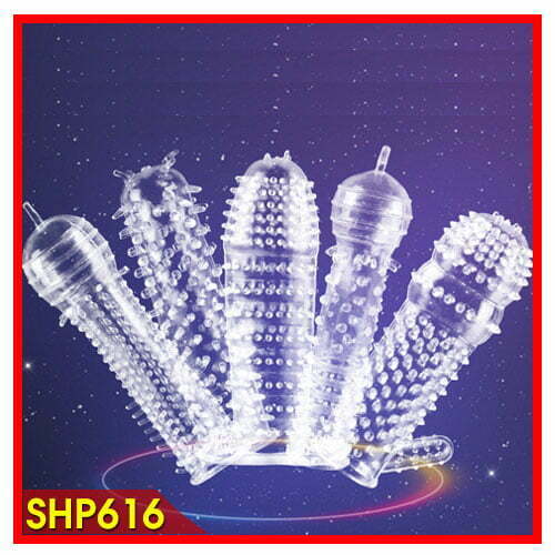 Bao cao su đôn dên gai kích thước tăng to dài dương vật SHP616 