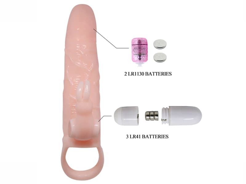 CauMon bao cao su đôn dên rung 2 đầu silicon cao cấp tăng khoái cảm