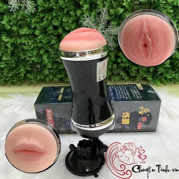 Âm Đạo 2 Đầu Gắn Tường Rung Rên Siêu Mềm Kích Thích Mạnh