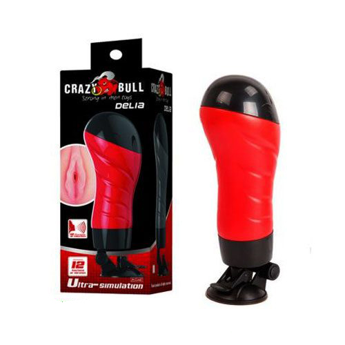 Âm đạo giả đèn pin Crazy Bull Delia chân thật kích thích