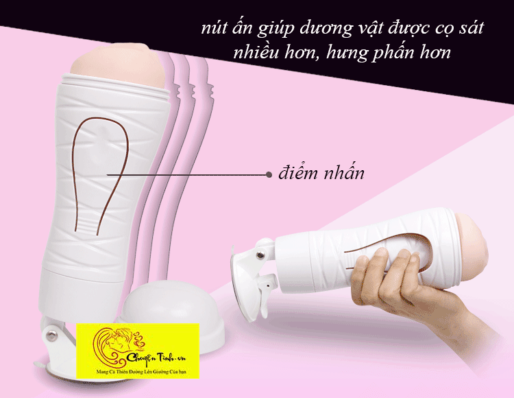 Âm đạo giả Crazy Bull Flora rung mạnh gắn tường cao cấp giá tốt
