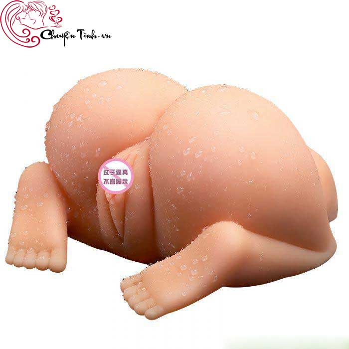 Mông giả silicon chổng mông hai lỗ mềm mại thủ dâm nam giới 