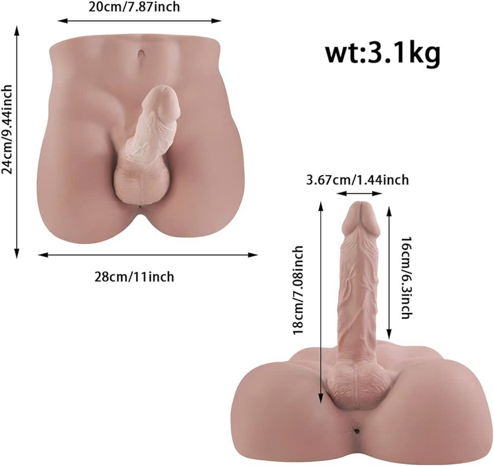 Mông giả nam silicon nguyên khối dương vật kích thước lớn hấp dẫn