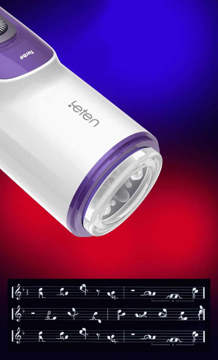 Máy thủ dâm Leten sưởi ấm êm ái âm thanh kích thích đỉnh