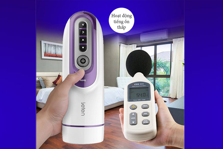 Máy thủ dâm Leten sưởi ấm êm ái âm thanh kích thích đỉnh