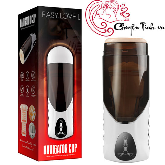 Máy bú liếm tự động Navigator Cup cao cấp, rung thụt sưởi ấm