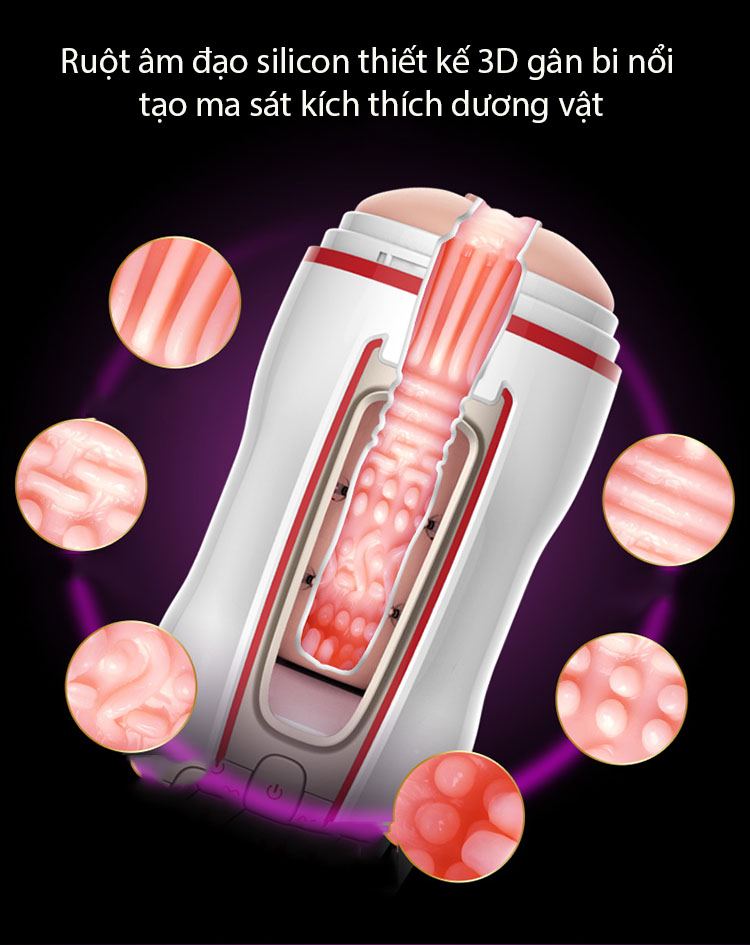 Máy bú mút Leten tự động như thật, tăng khoái cảm tối ưu