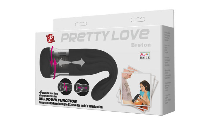 Máy thủ dâm Breton xoay thụt tự động siêu thực kích thích