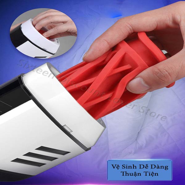 Âm đạo giả tự động FuTure Pro Leten rung thụt silicon cao cấp an toàn