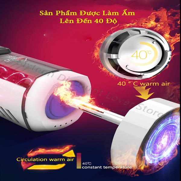 Âm đạo giả tự động FuTure Pro Leten rung thụt silicon cao cấp an toàn