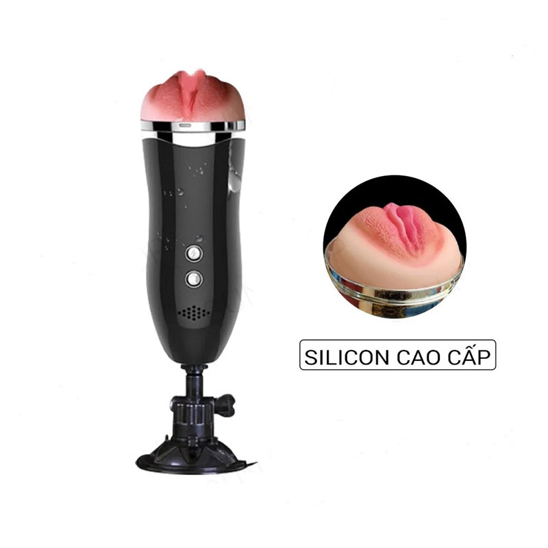 Âm đạo giả gắn tường JIUAI 41 rung đa tần cực đỉnh