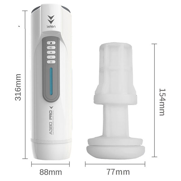 Máy thủ dâm tự động Leten A380 Pro chất liệu silicon ABS cao cấp
