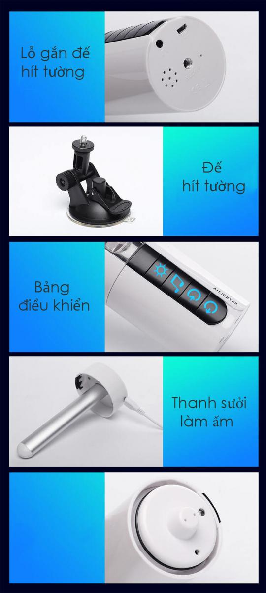 Cốc thủ dâm Airjet rung mạnh bú mút siêu thực hàng chính hãng