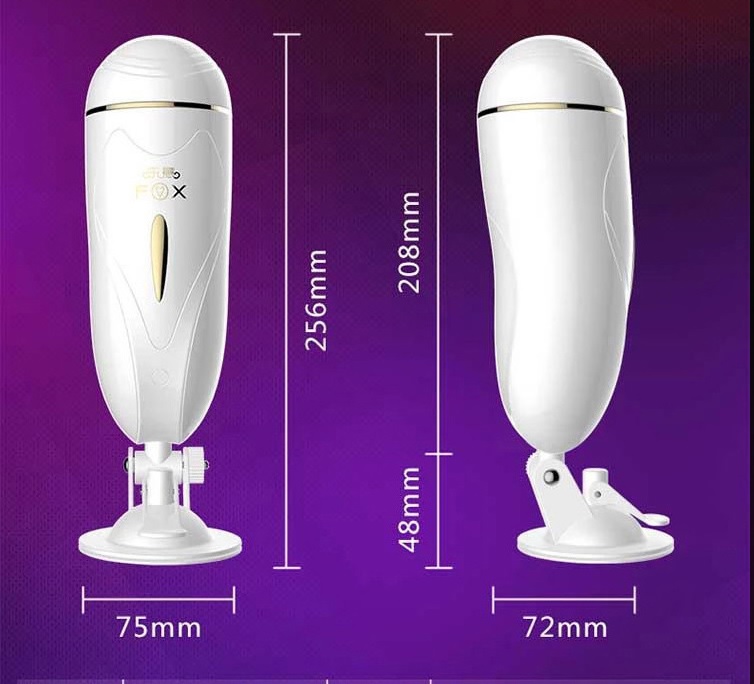 Âm đạo giả gắn tường fox rung rên siêu thực, kích thích cực đỉnh