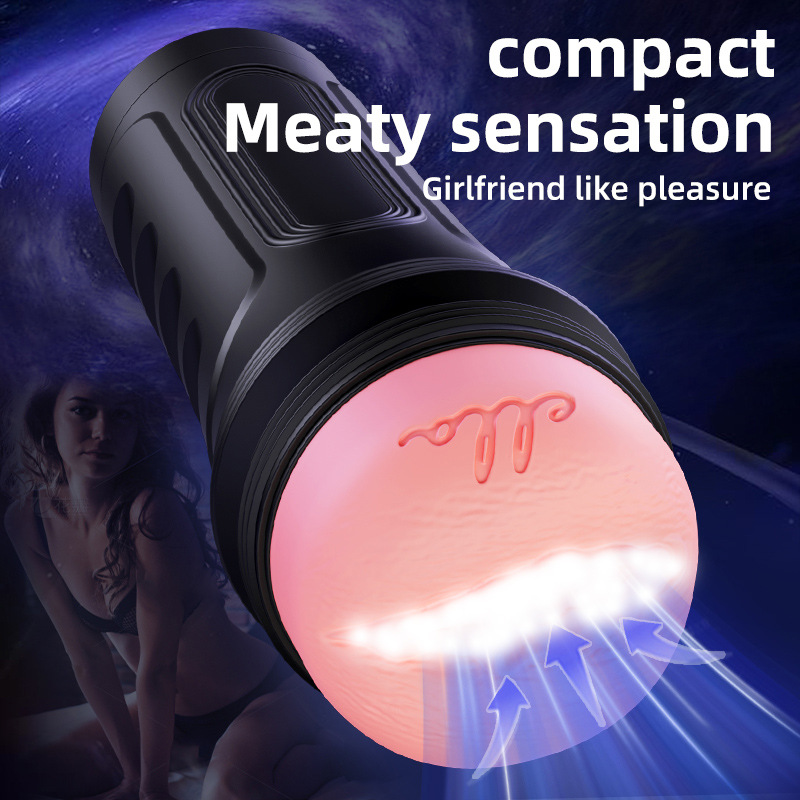 Cốc đèn pin đầu trâu siêu sáng 7 chế độ rung, bền bỉ