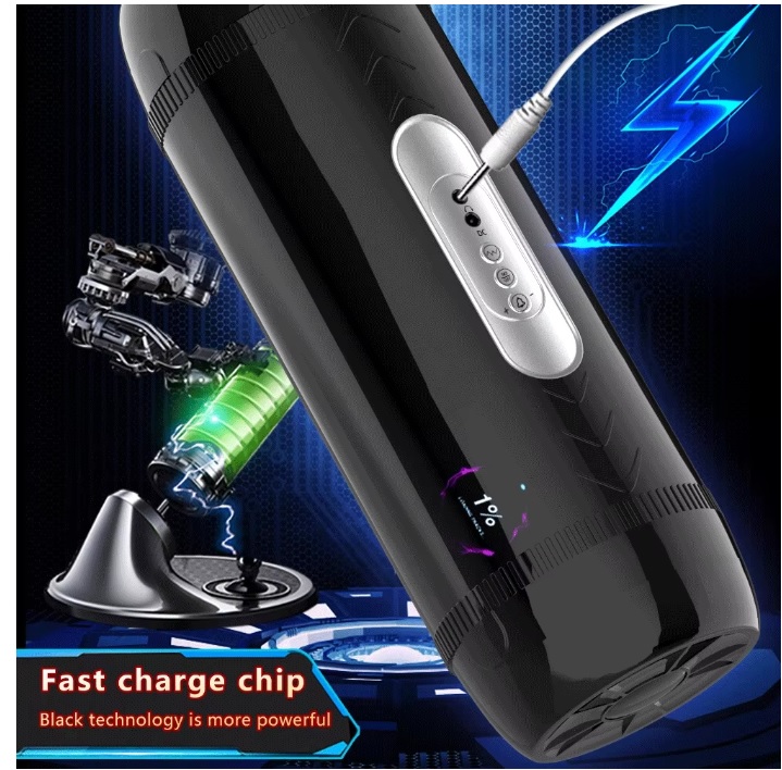 Âm đạo giả 2 đầu rung tự động cao cấp Trải nghiệm sướng đỉnh