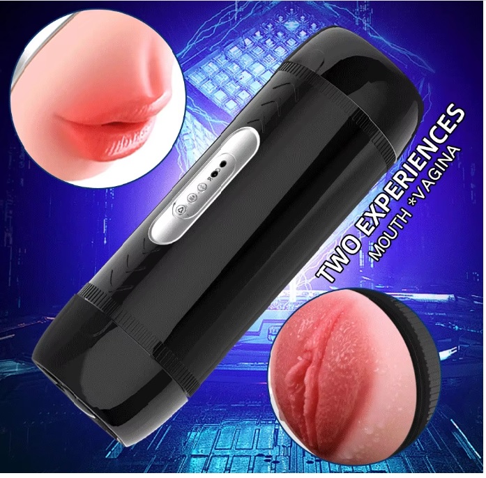 Âm đạo giả 2 đầu rung tự động cao cấp Trải nghiệm sướng đỉnh