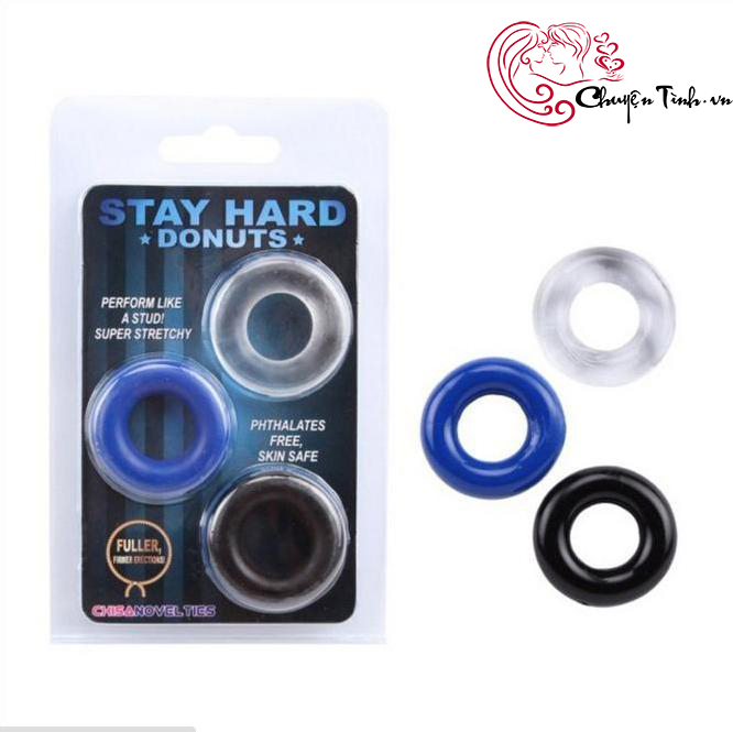 Vòng đeo trơn Stay Hard chống xuất tinh sớm hiệu quả 