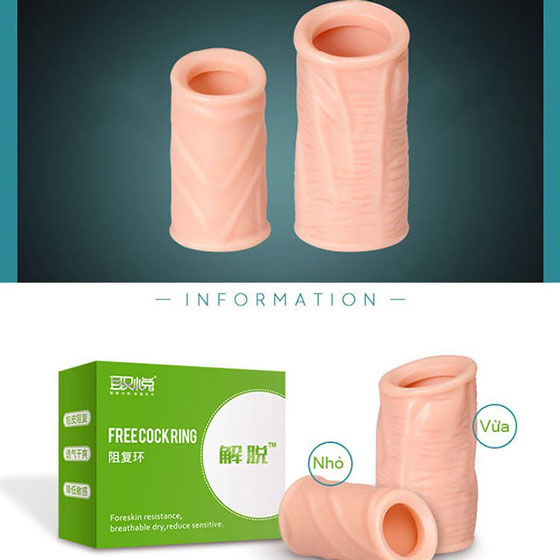 Đôn silicon cao cấp tăng kích thước dương vật cải thiện hiệu quả