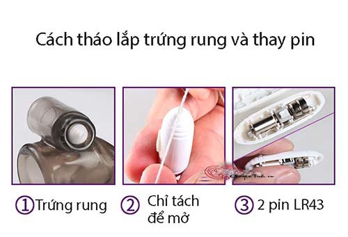 Khóa dương vật silicon rung chống xuất tinh sớm tăng khoái cảm