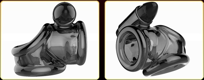 Khóa dương vật silicon rung chống xuất tinh sớm tăng khoái cảm