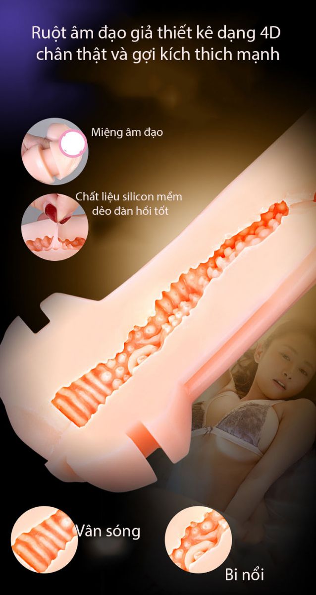 Âm Đạo Giả Tự Động Co Bóp Rung Rên Chân Thật Cao Cấp