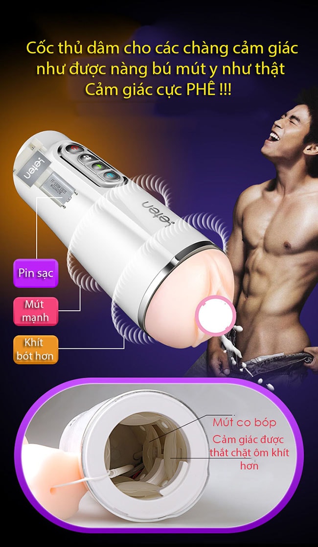 Âm Đạo Giả Tự Động Co Bóp Rung Như Thật Siêu Thực