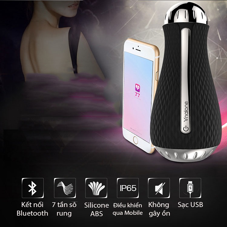 Cốc Thủ Dâm 3D Nalone Rung Bluetooth Kích Thích Mạnh Mẽ