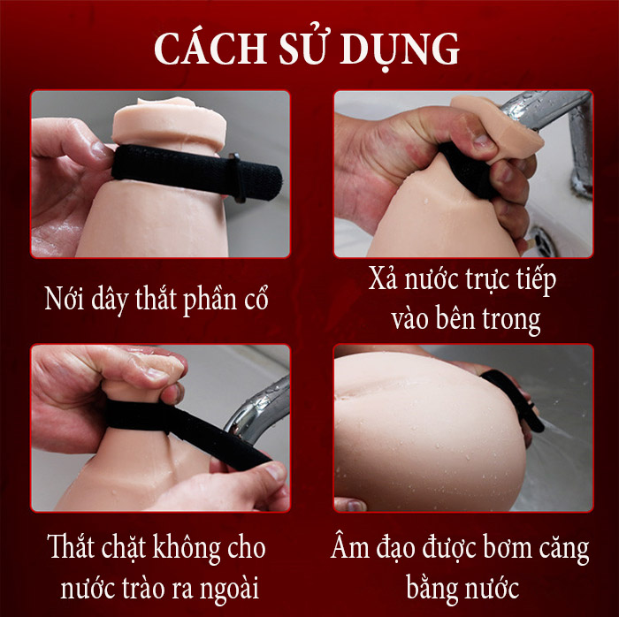Âm đạo giả bơm nước siêu mềm mại, chân thực, khuyến mãi