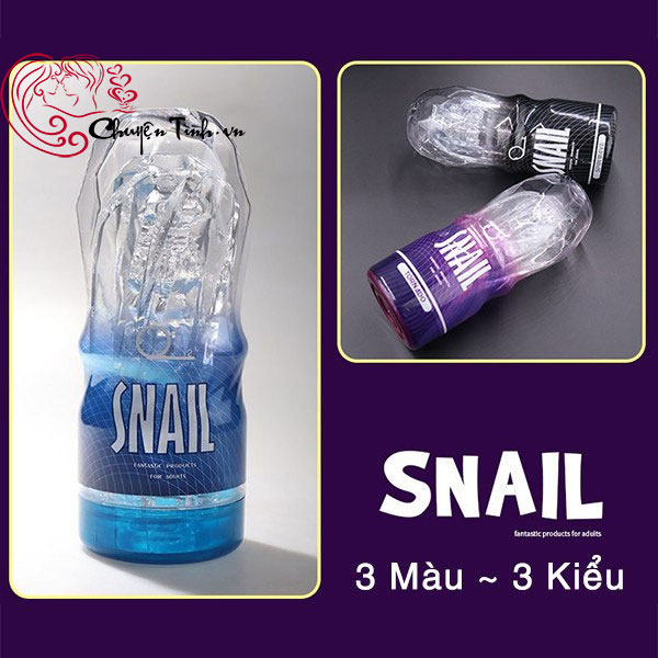 Cốc Thủ Dâm Snail Cup Silicone Nam Trong Suốt Chất Lượng Cao
