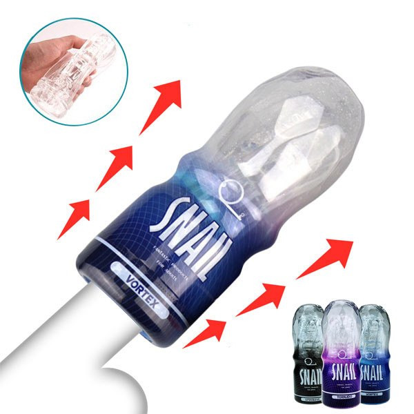 Silicone Snail Cup Male Masturbator Soft Realistic Texture