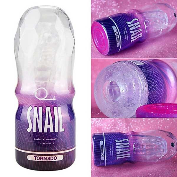 Silicone Snail Cup Male Masturbator Soft Realistic Texture