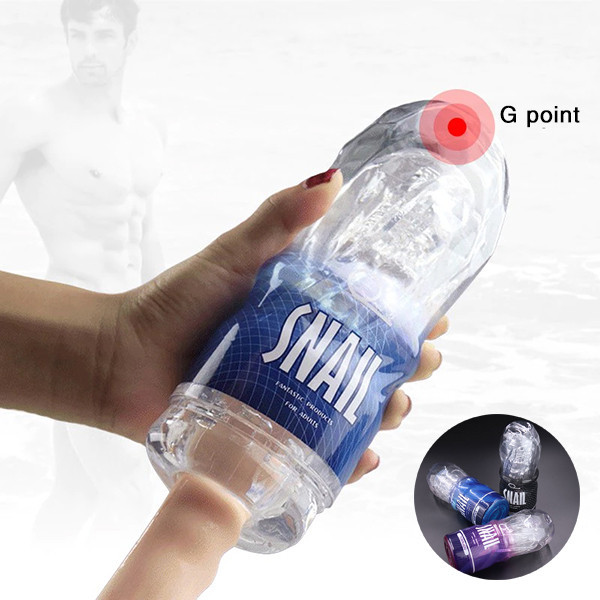 Silicone Snail Cup Male Masturbator Soft Realistic Texture