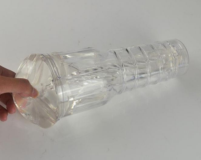 Cốc thủ dâm trong suốt 25cm silicon nhựa ABS chống thấm nước