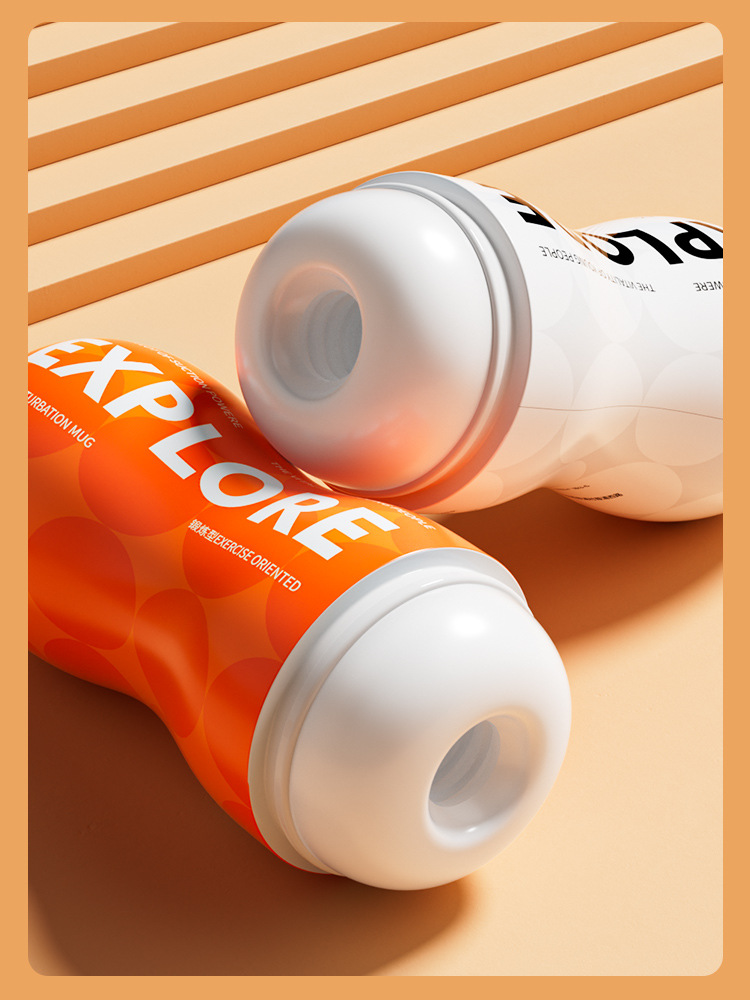 Male Anal Masturbation Cup ABS Silicone Pleasure Toy