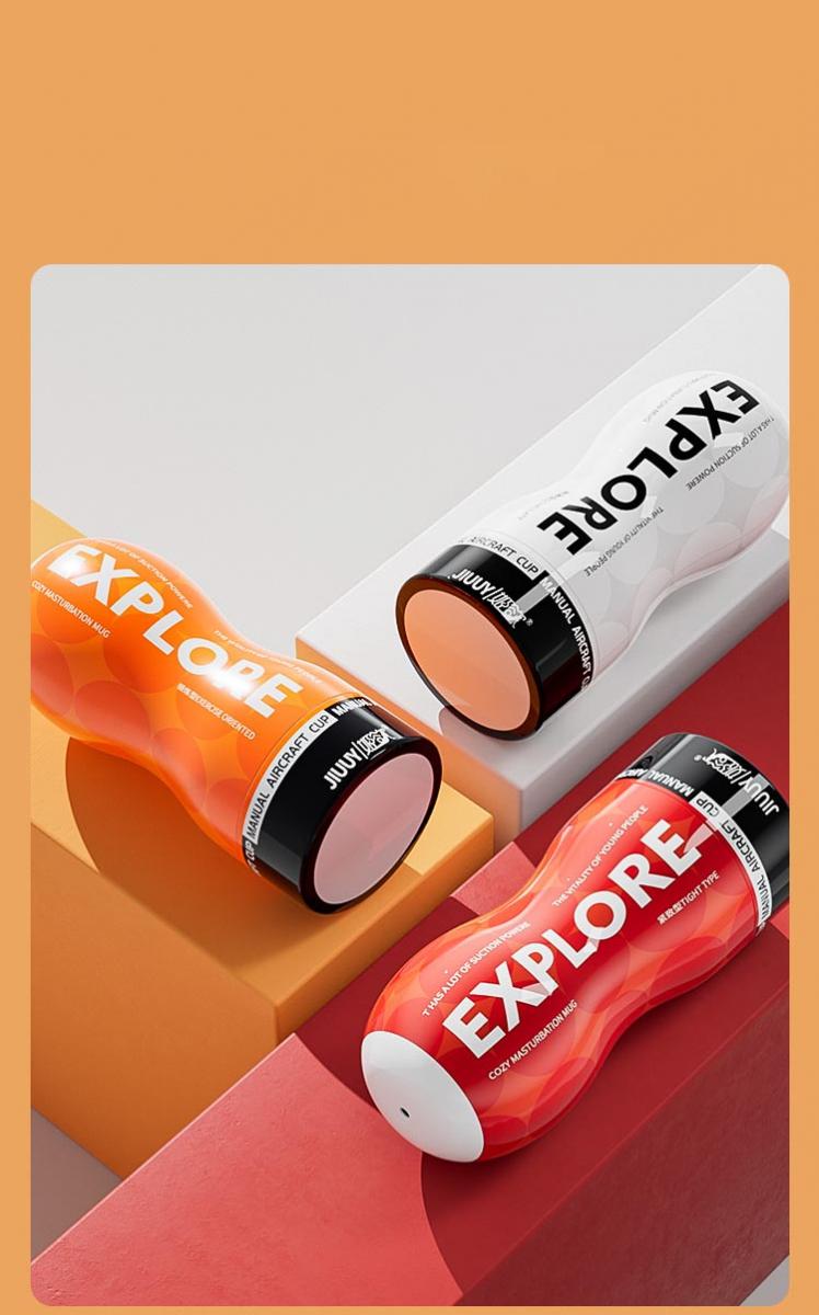 Male Anal Masturbation Cup ABS Silicone Pleasure Toy