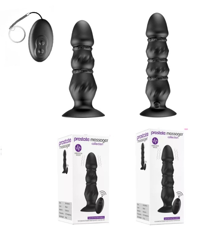 Powerful Remote Control Anal Plug Soft Silicone Waterproof