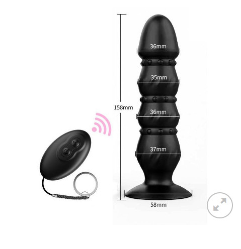 Powerful Remote Control Anal Plug Soft Silicone Waterproof