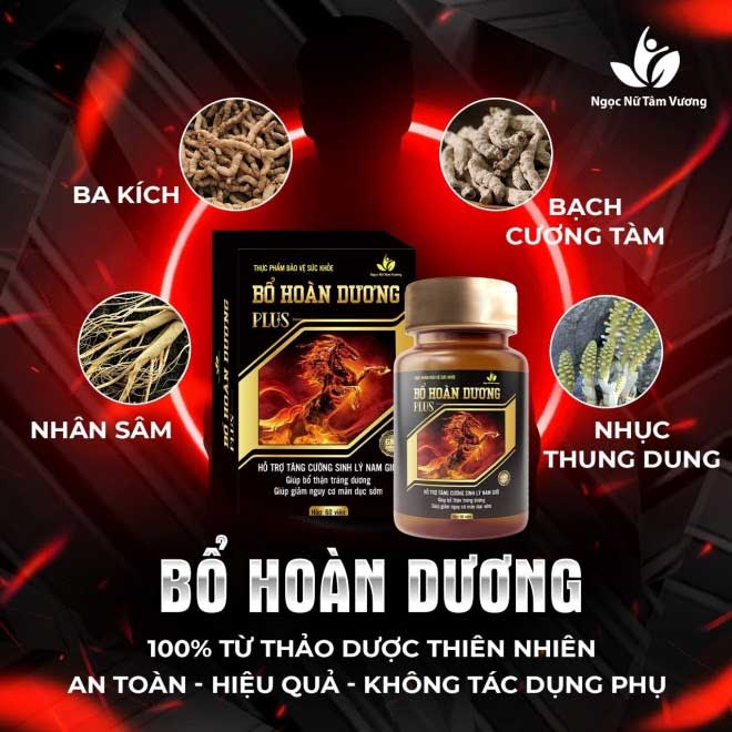 Thảo dược tăng sinh lực Bổ hoàng dương plus cải thiện sức khỏe