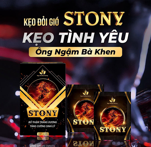 Kẹo đổi gió Stony tăng sinh lý nam tăng ham muốn tự nhiên
