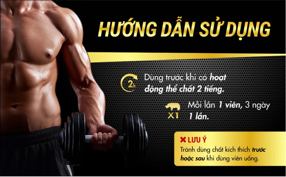 Powergra Rino For Men thuốc cường dương tăng cường sinh lực mạnh mẽ
