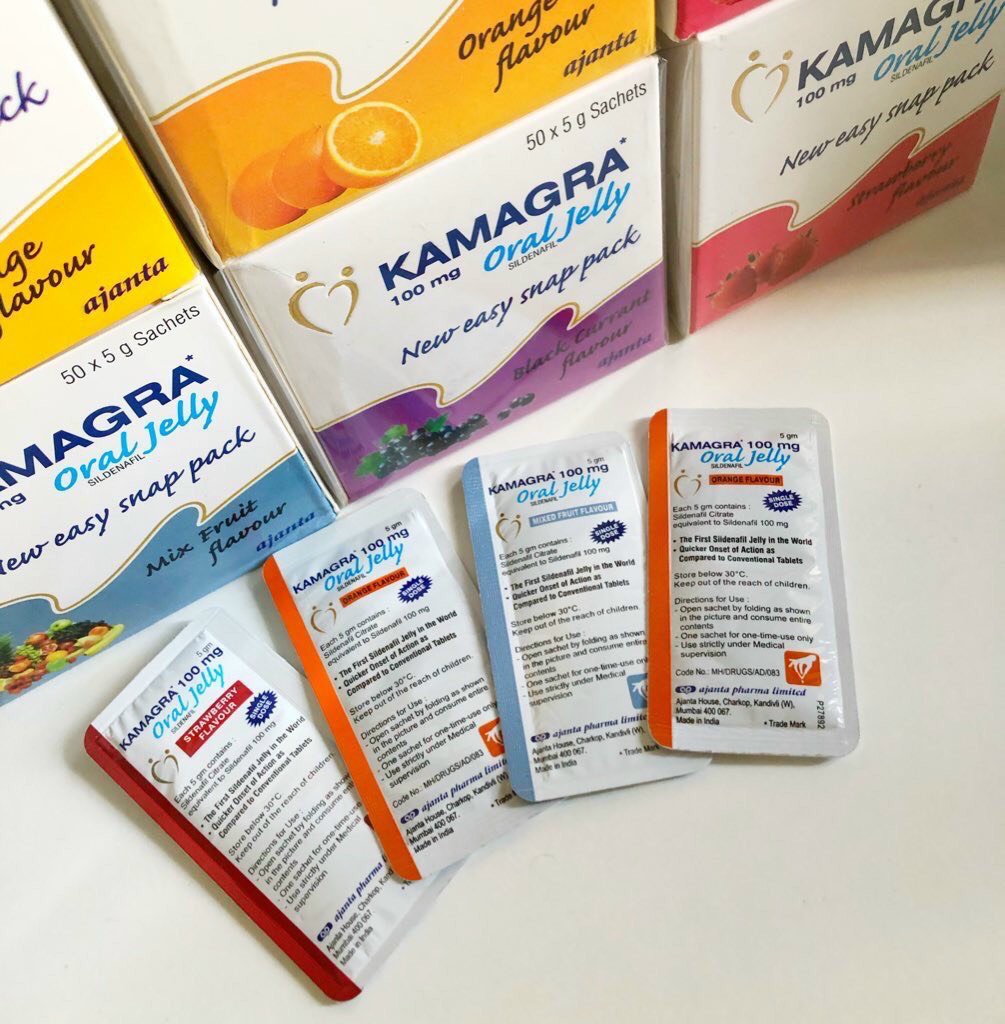 Thạch Kamagra oral jelly 100mg mix 10 hương tăng sinh lý nam nữ