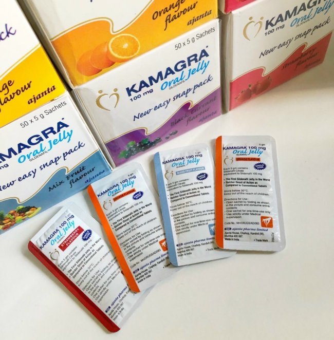 Thạch Kamagra oral jelly 100mg mix 10 hương tăng sinh lý nam nữ